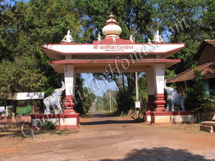 Kalika Devi temple at Kansarpal in Goa