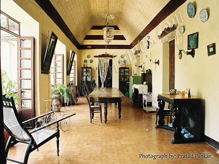 Menezes Braganza House in Chandor in Goa