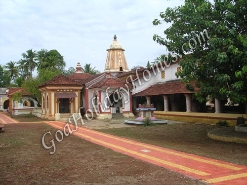 Shri Shantadurga temple at Dhargalim  in Goa